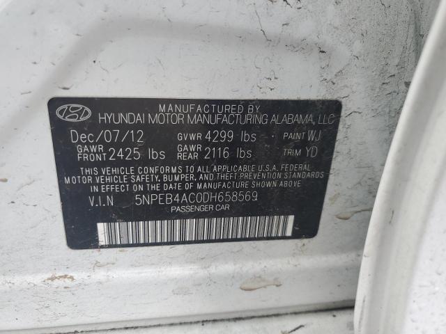 Photo 11 VIN: 5NPEB4AC0DH658569 - HYUNDAI SONATA GLS 