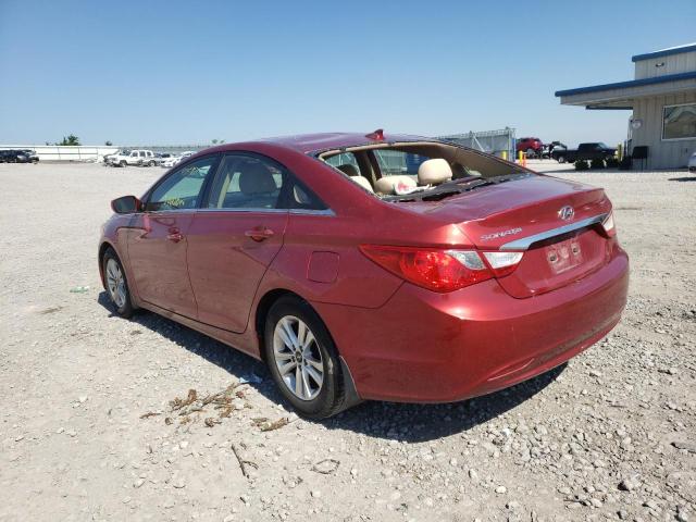 Photo 2 VIN: 5NPEB4AC0DH667224 - HYUNDAI SONATA GLS 