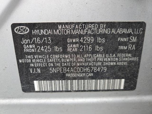 Photo 12 VIN: 5NPEB4AC0DH678479 - HYUNDAI SONATA 