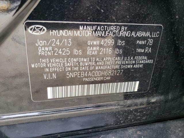 Photo 11 VIN: 5NPEB4AC0DH682127 - HYUNDAI SONATA GLS 