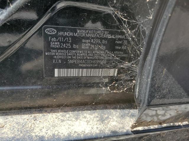 Photo 11 VIN: 5NPEB4AC0DH691569 - HYUNDAI SONATA GLS 