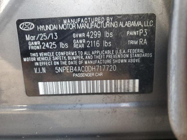 Photo 11 VIN: 5NPEB4AC0DH717720 - HYUNDAI SONATA 