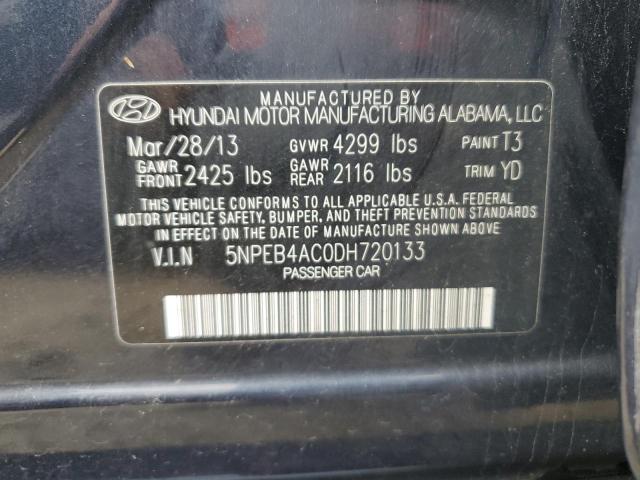 Photo 11 VIN: 5NPEB4AC0DH720133 - HYUNDAI SONATA 