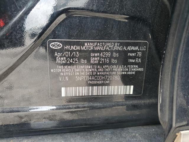 Photo 11 VIN: 5NPEB4AC0DH720780 - HYUNDAI SONATA 