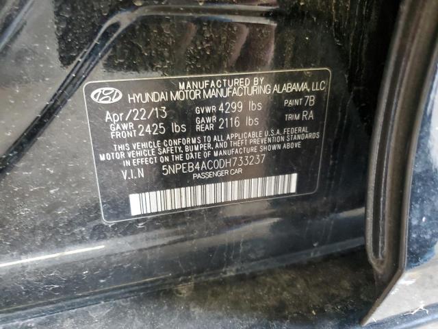 Photo 11 VIN: 5NPEB4AC0DH733237 - HYUNDAI SONATA 