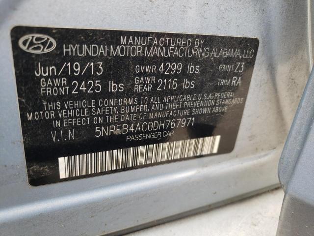 Photo 9 VIN: 5NPEB4AC0DH767971 - HYUNDAI SONATA 