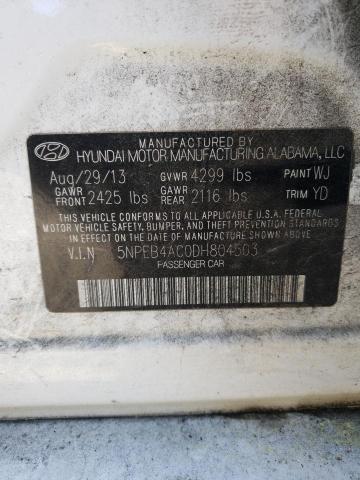 Photo 12 VIN: 5NPEB4AC0DH804503 - HYUNDAI SONATA 