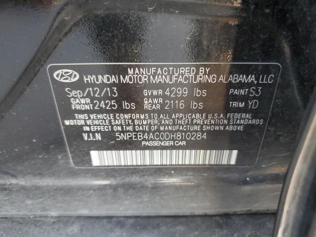 Photo 11 VIN: 5NPEB4AC0DH810284 - HYUNDAI SONATA GLS 