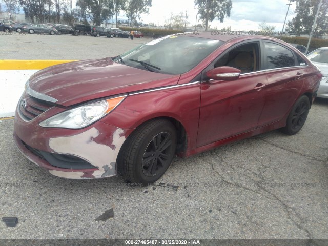 Photo 1 VIN: 5NPEB4AC0EH828043 - HYUNDAI SONATA 