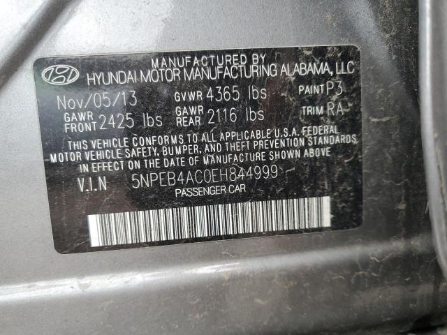 Photo 11 VIN: 5NPEB4AC0EH844999 - HYUNDAI SONATA 