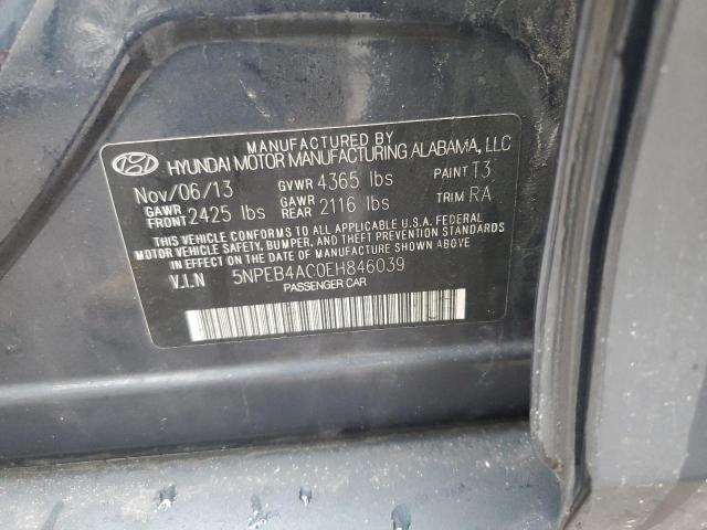 Photo 11 VIN: 5NPEB4AC0EH846039 - HYUNDAI SONATA GLS 