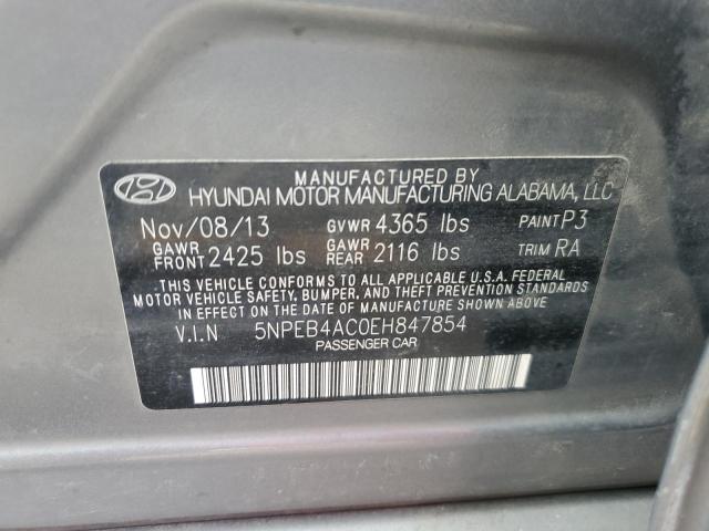 Photo 11 VIN: 5NPEB4AC0EH847854 - HYUNDAI SONATA GLS 