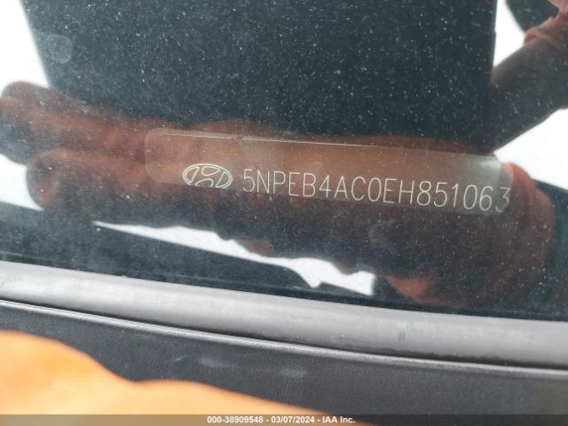 Photo 8 VIN: 5NPEB4AC0EH851063 - HYUNDAI SONATA 