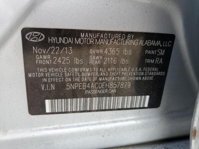 Photo 11 VIN: 5NPEB4AC0EH857879 - HYUNDAI SONATA GLS 