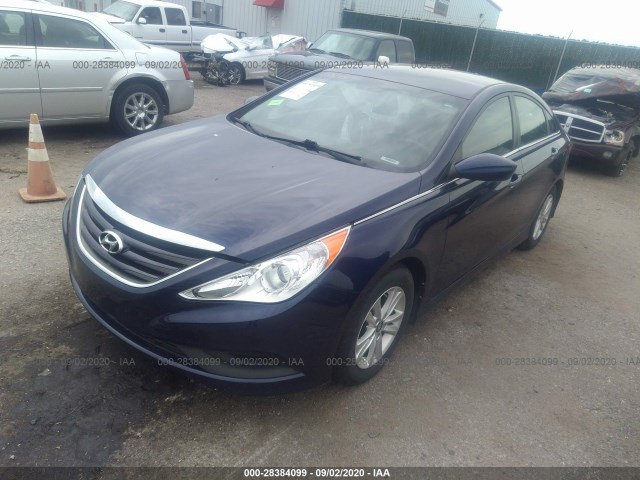 Photo 1 VIN: 5NPEB4AC0EH865397 - HYUNDAI SONATA GLS 