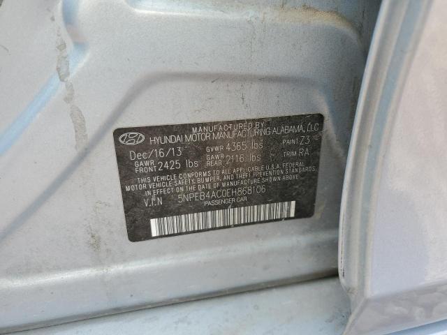 Photo 11 VIN: 5NPEB4AC0EH868106 - HYUNDAI SONATA 