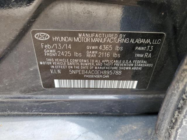 Photo 9 VIN: 5NPEB4AC0EH895788 - HYUNDAI SONATA GLS 