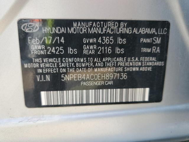 Photo 11 VIN: 5NPEB4AC0EH897136 - HYUNDAI SONATA 