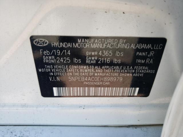 Photo 11 VIN: 5NPEB4AC0EH898979 - HYUNDAI SONATA 