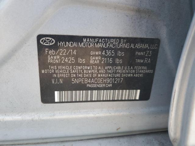 Photo 11 VIN: 5NPEB4AC0EH901217 - HYUNDAI SONATA GLS 