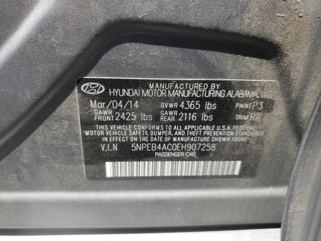 Photo 9 VIN: 5NPEB4AC0EH907258 - HYUNDAI SONATA GLS 