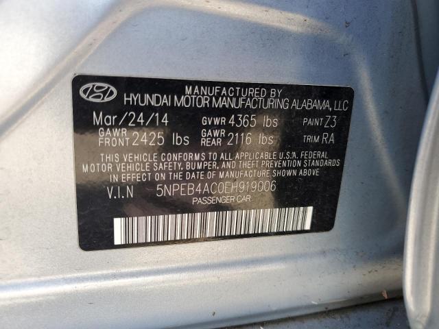 Photo 11 VIN: 5NPEB4AC0EH919006 - HYUNDAI SONATA GLS 