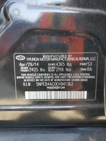 Photo 11 VIN: 5NPEB4AC0EH941362 - HYUNDAI SONATA GLS 