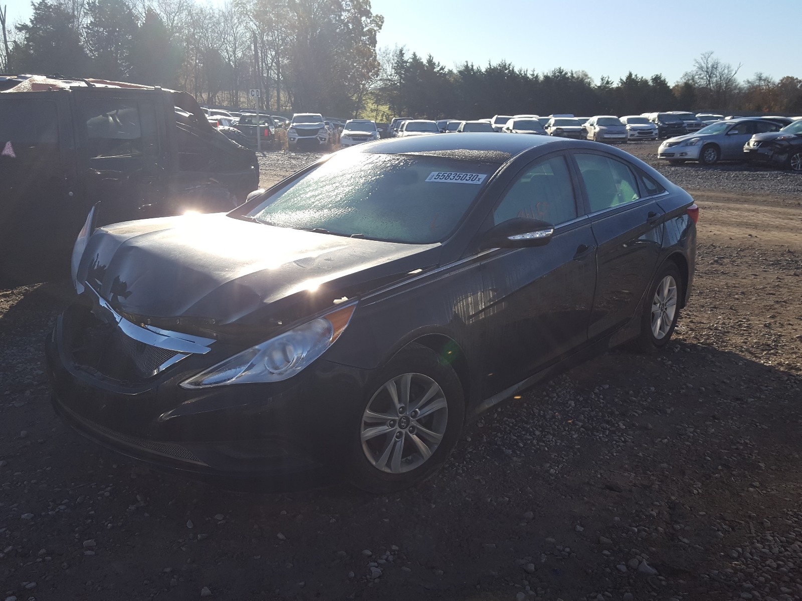 Photo 1 VIN: 5NPEB4AC0EH947923 - HYUNDAI SONATA GLS 