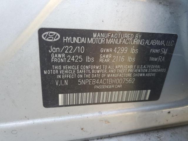 Photo 11 VIN: 5NPEB4AC1BH007562 - HYUNDAI SONATA GLS 