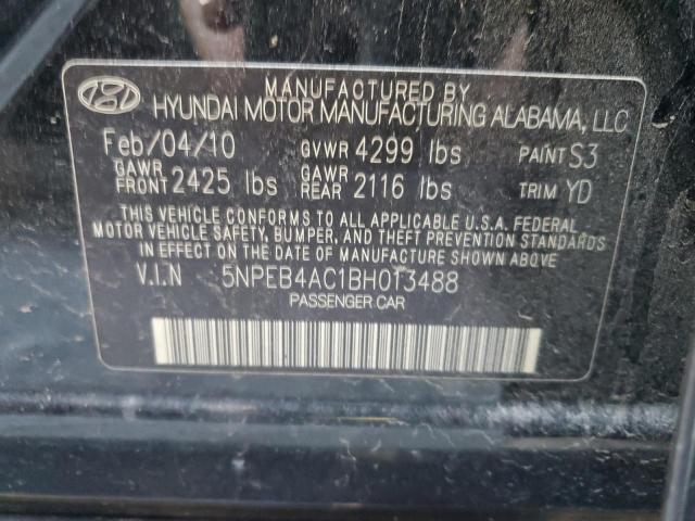 Photo 12 VIN: 5NPEB4AC1BH013488 - HYUNDAI SONATA 