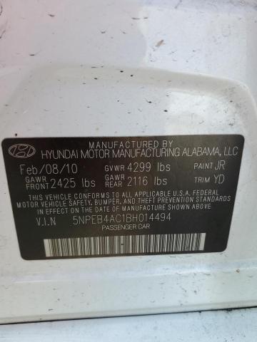 Photo 12 VIN: 5NPEB4AC1BH014494 - HYUNDAI SONATA 