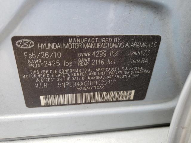 Photo 9 VIN: 5NPEB4AC1BH025401 - HYUNDAI SONATA GLS 