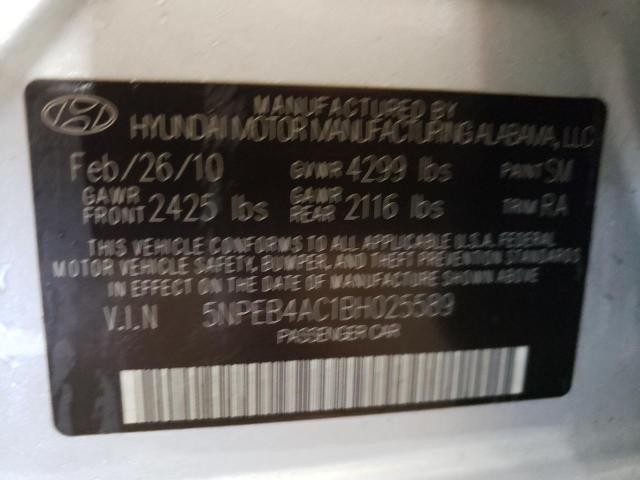 Photo 9 VIN: 5NPEB4AC1BH025589 - HYUNDAI SONATA GLS 