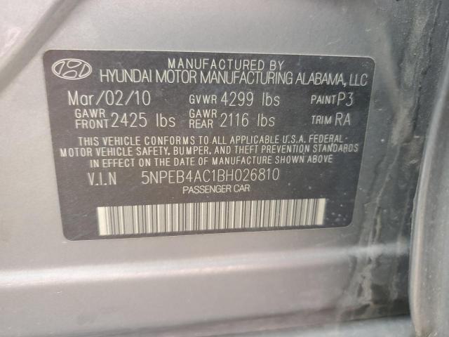 Photo 11 VIN: 5NPEB4AC1BH026810 - HYUNDAI SONATA 