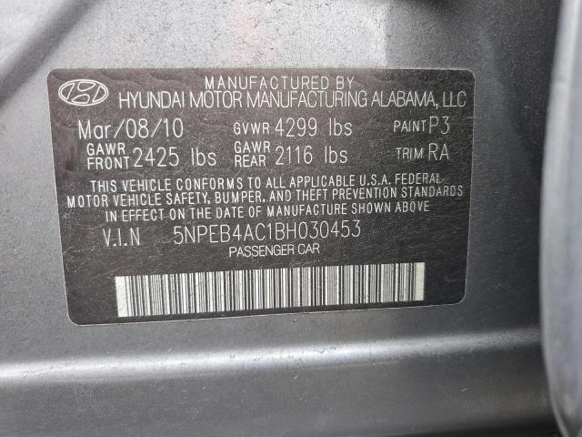 Photo 12 VIN: 5NPEB4AC1BH030453 - HYUNDAI SONATA GLS 