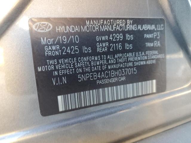 Photo 11 VIN: 5NPEB4AC1BH037015 - HYUNDAI SONATA GLS 