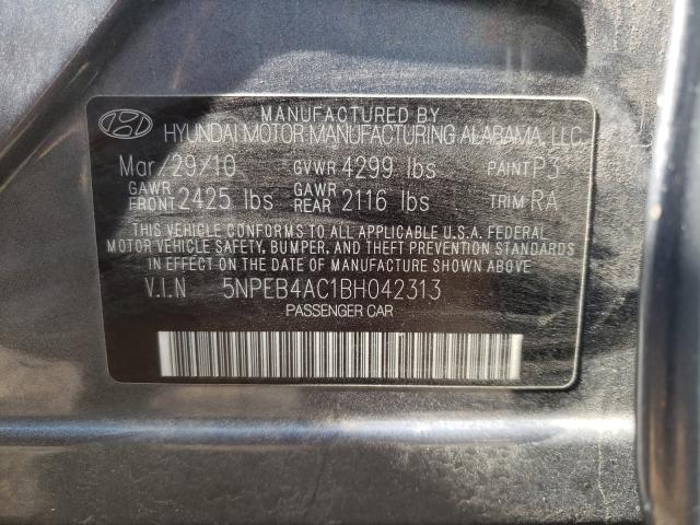 Photo 9 VIN: 5NPEB4AC1BH042313 - HYUNDAI SONATA GLS 