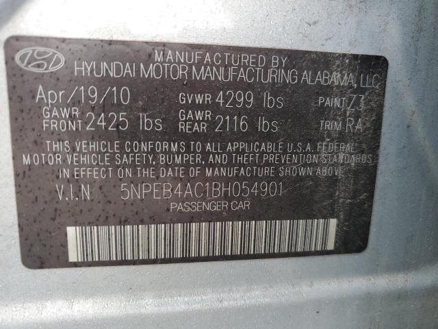 Photo 11 VIN: 5NPEB4AC1BH054901 - HYUNDAI SONATA 