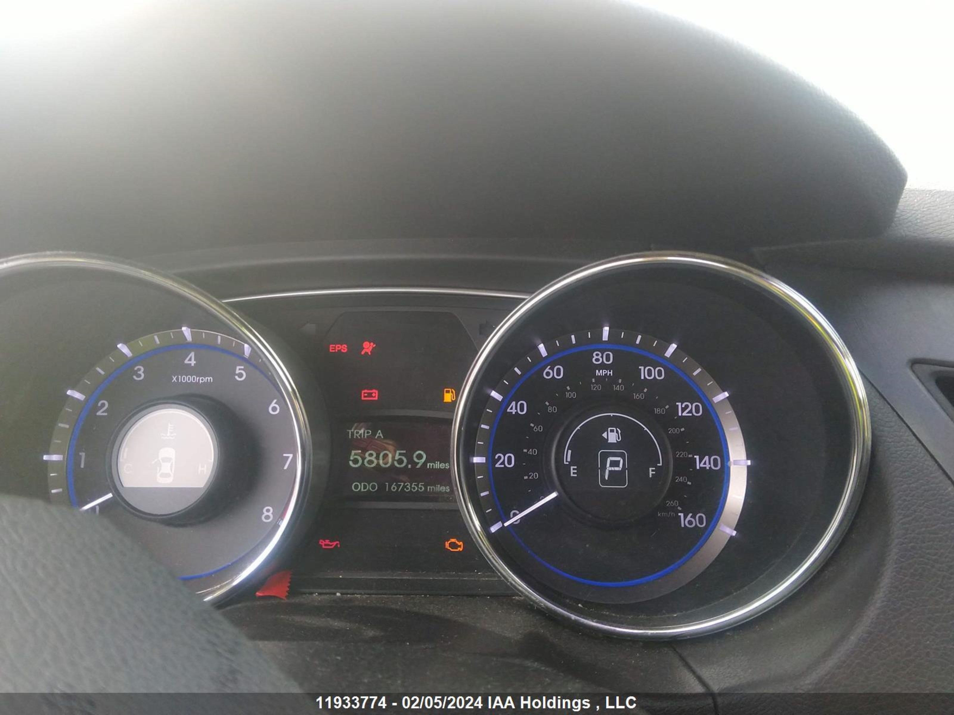 Photo 6 VIN: 5NPEB4AC1BH056454 - HYUNDAI SONATA 