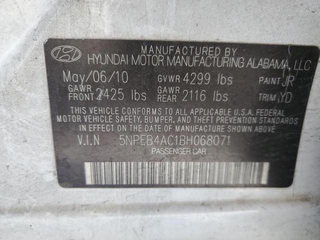 Photo 11 VIN: 5NPEB4AC1BH068071 - HYUNDAI SONATA 