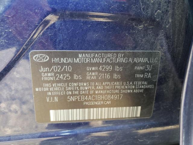 Photo 9 VIN: 5NPEB4AC1BH084917 - HYUNDAI SONATA GLS 