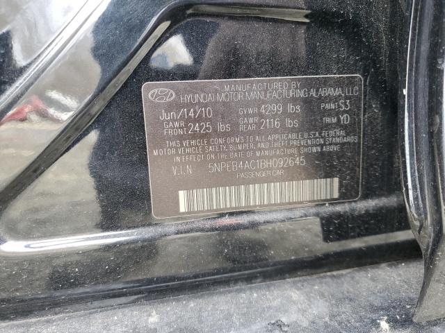 Photo 11 VIN: 5NPEB4AC1BH092645 - HYUNDAI SONATA GLS 