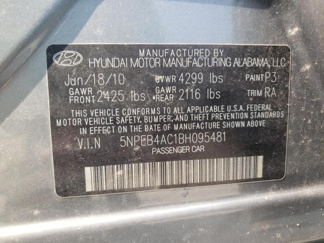 Photo 12 VIN: 5NPEB4AC1BH095481 - HYUNDAI SONATA 