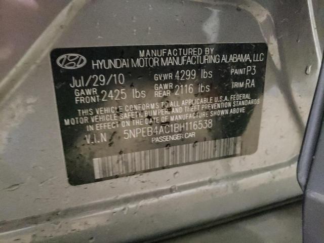 Photo 11 VIN: 5NPEB4AC1BH116538 - HYUNDAI SONATA 