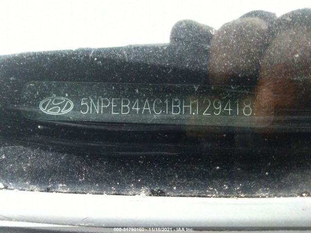 Photo 8 VIN: 5NPEB4AC1BH129418 - HYUNDAI SONATA 