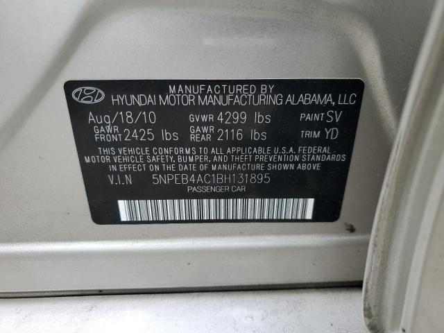 Photo 11 VIN: 5NPEB4AC1BH131895 - HYUNDAI SONATA 