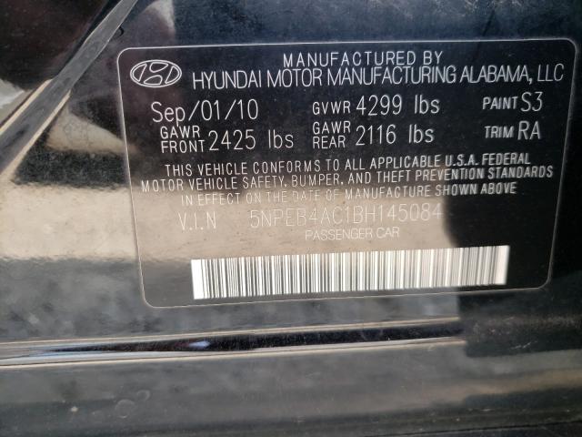 Photo 9 VIN: 5NPEB4AC1BH145084 - HYUNDAI SONATA GLS 