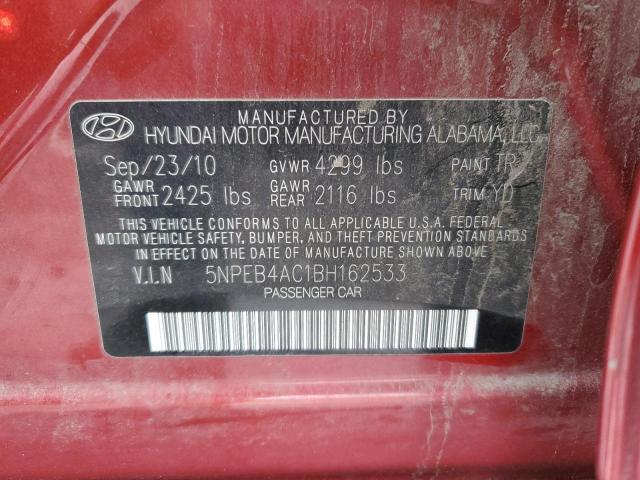 Photo 11 VIN: 5NPEB4AC1BH162533 - HYUNDAI SONATA GLS 