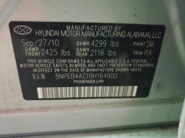 Photo 9 VIN: 5NPEB4AC1BH164900 - HYUNDAI SONATA GLS 