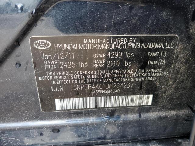 Photo 9 VIN: 5NPEB4AC1BH224237 - HYUNDAI SONATA GLS 